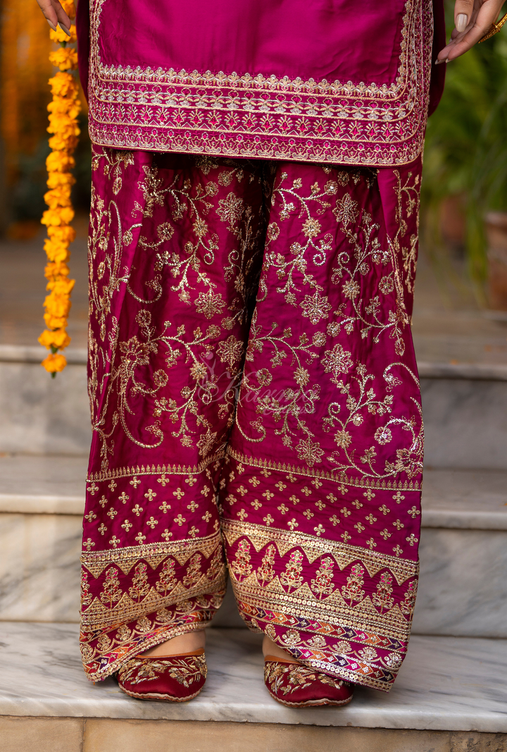 Karma Silk Festive Luxury Collection Green Manehdi – 3-Piece Ready-to-Wear F-493A