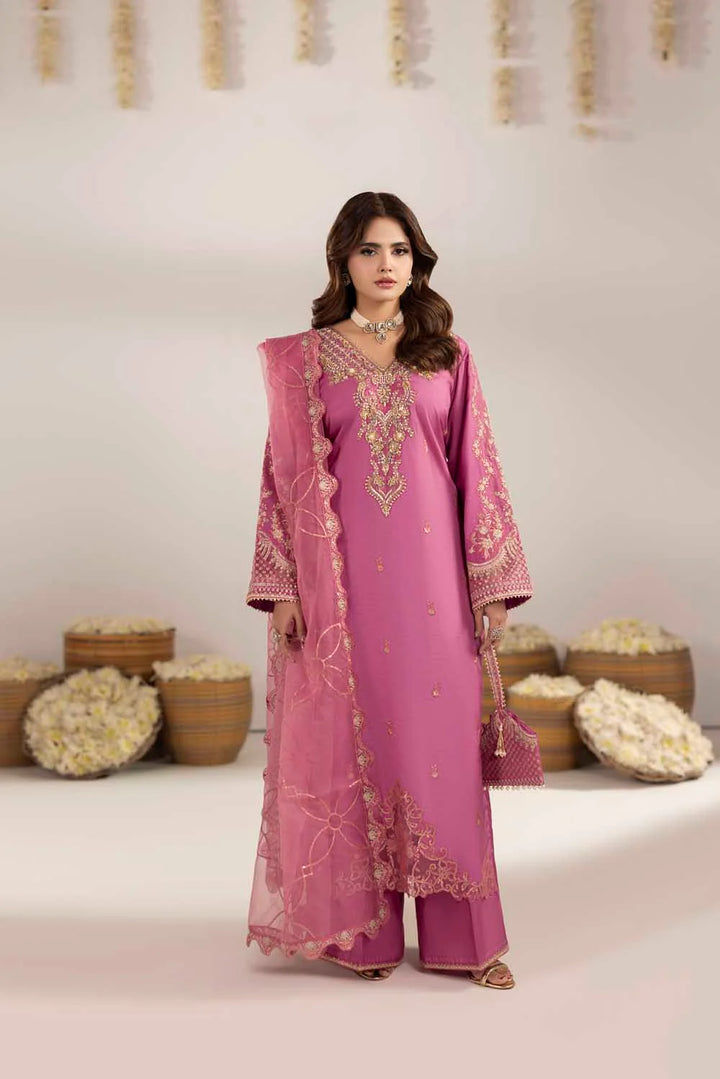 3-PIECE READY TO WEAR ZAHRA RUBAB LUXURY SILK COLLECTION ZR-2604