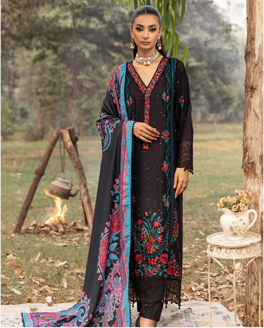 Allys winter collection ready to wear three piece ￼