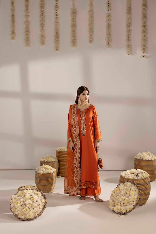 3-PIECE READY TO WEAR ZAHRA RUBAB LUXURY SILK COLLECTION ZR-2602
