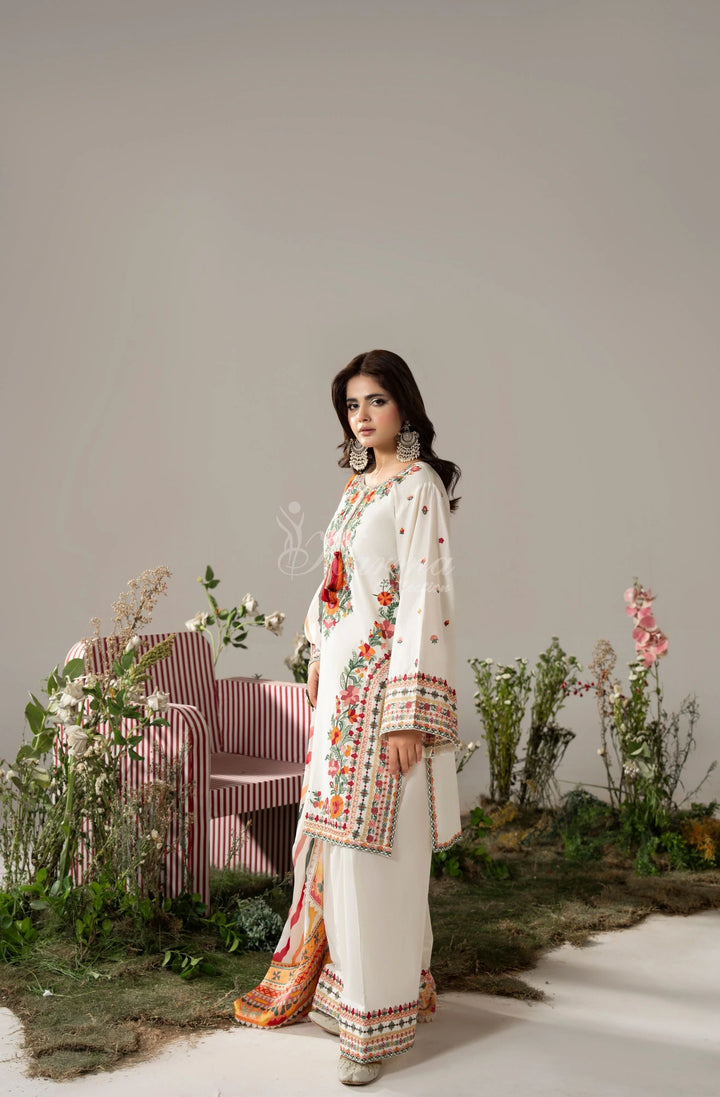 KARMA LUXURY COLLECTION 100% ORIGINAL–3PIECE READY-TO-WEAR KC-1581