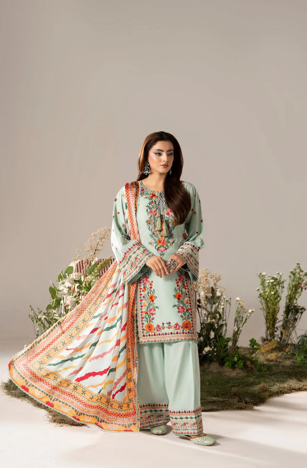 KARMA LUXURY COLLECTION 100% ORIGINAL–3PIECE READY-TO-WEAR KC-1581A
