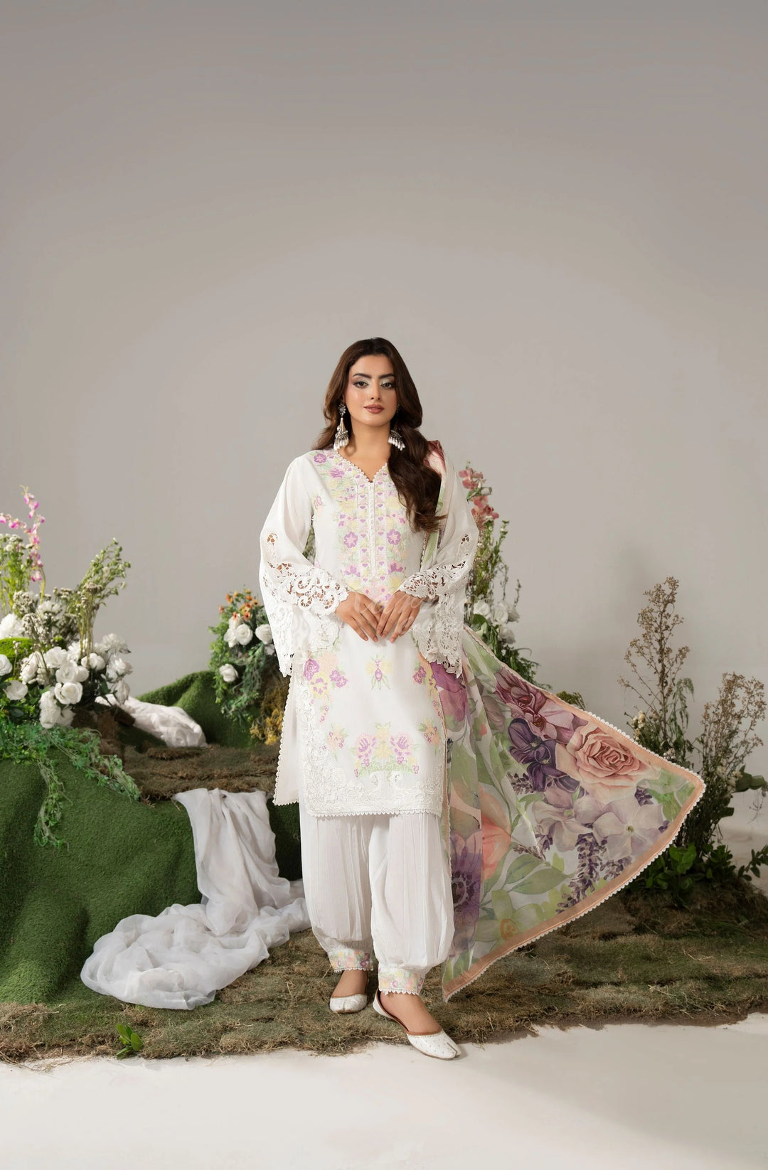 KARMA LUXURY COLLECTION 100% ORIGINAL–3PIECE READY-TO-WEAR KC-1586