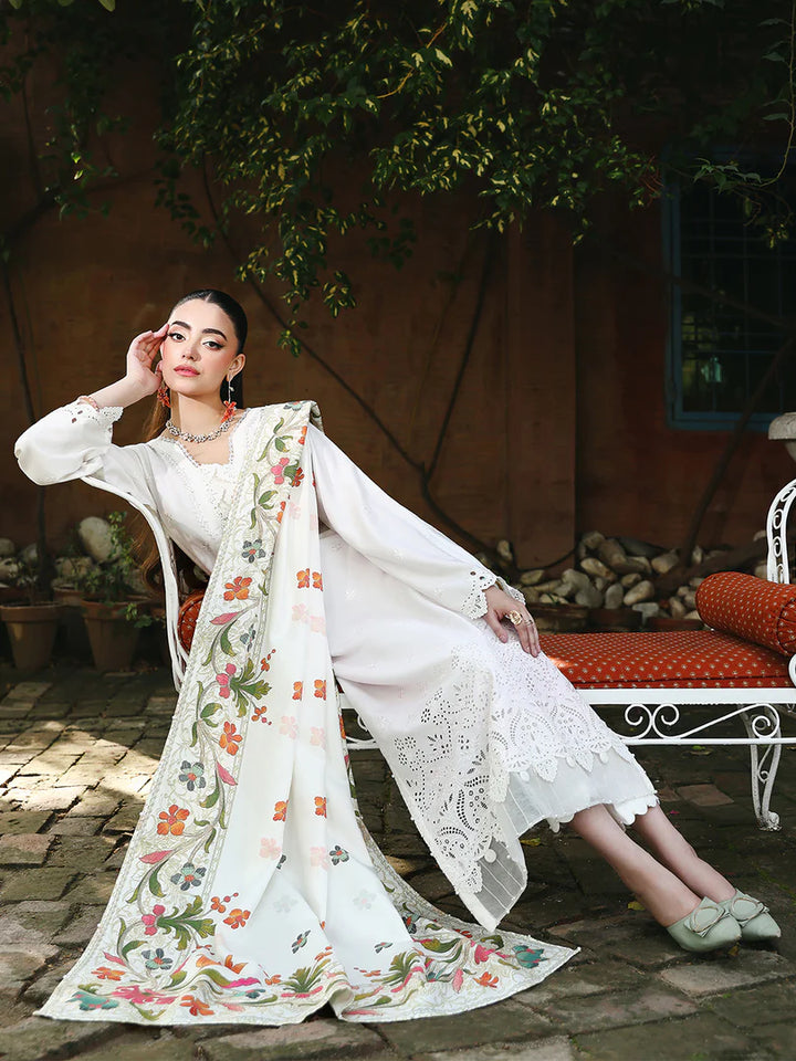 ALLY'S Mehr Chikankari 3 Piece - Ready to wear - AL 1125