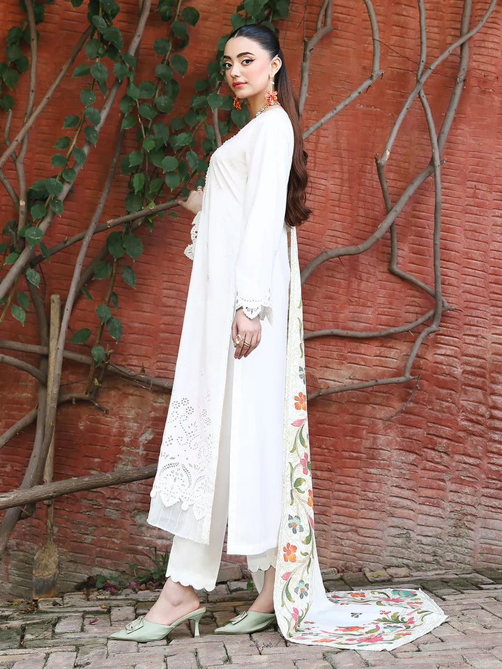 ALLY'S Mehr Chikankari 3 Piece - Ready to wear - AL 1125