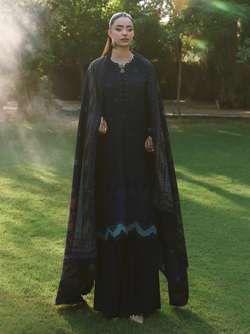 ALLY'S Mehr Chikankari 3 Piece - Ready to wear - AL 1127