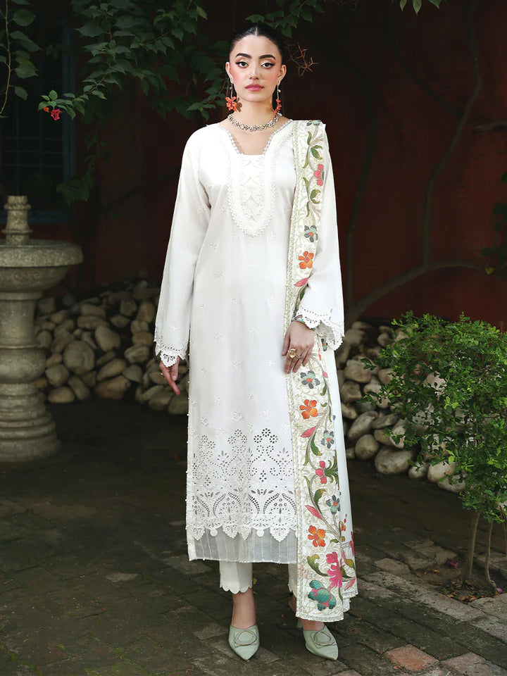 ALLY'S Mehr Chikankari 3 Piece - Ready to wear - AL 1125