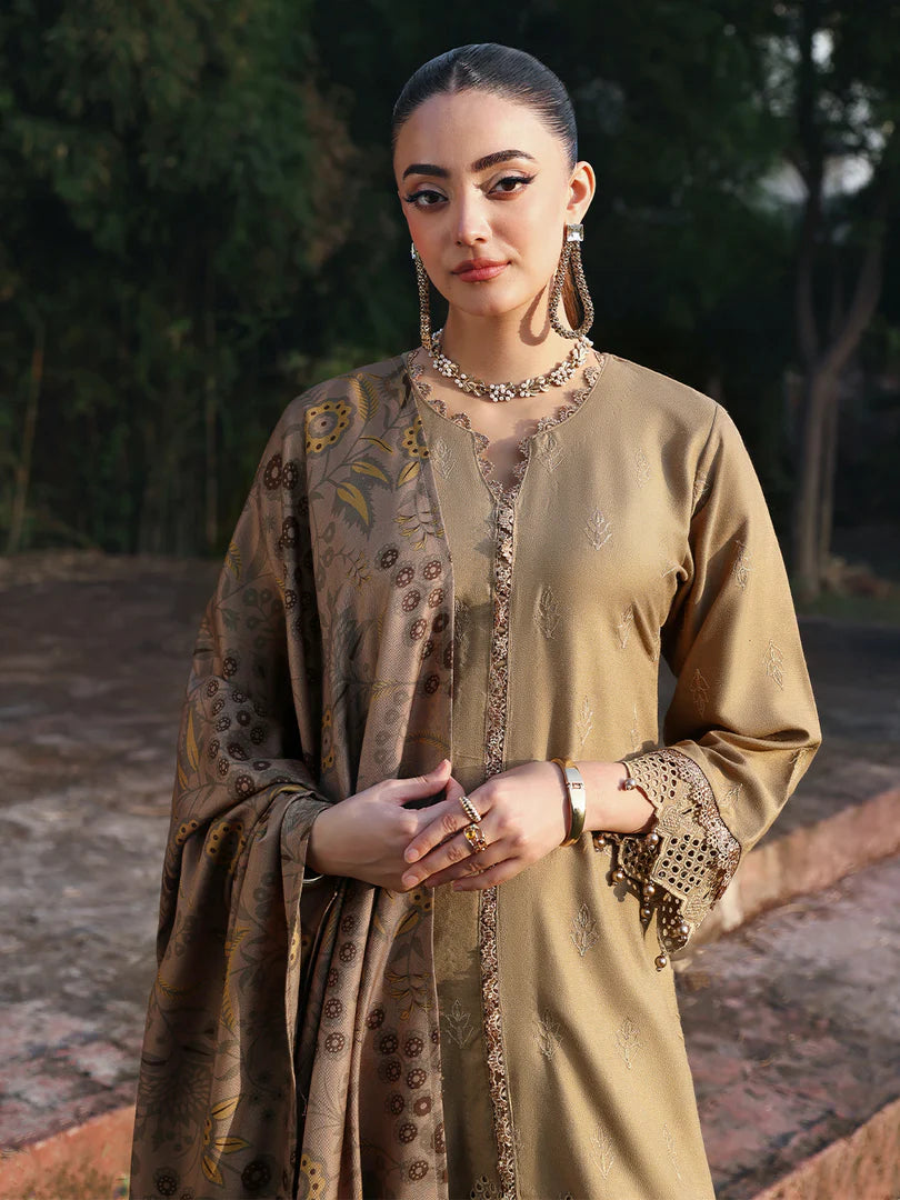 ALLY'S Mehr Chikankari 3 Piece - Ready to wear - AL 1129