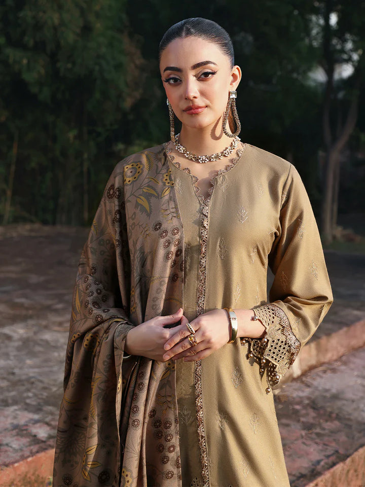 ALLY'S Mehr Chikankari 3 Piece - Ready to wear - AL 1129