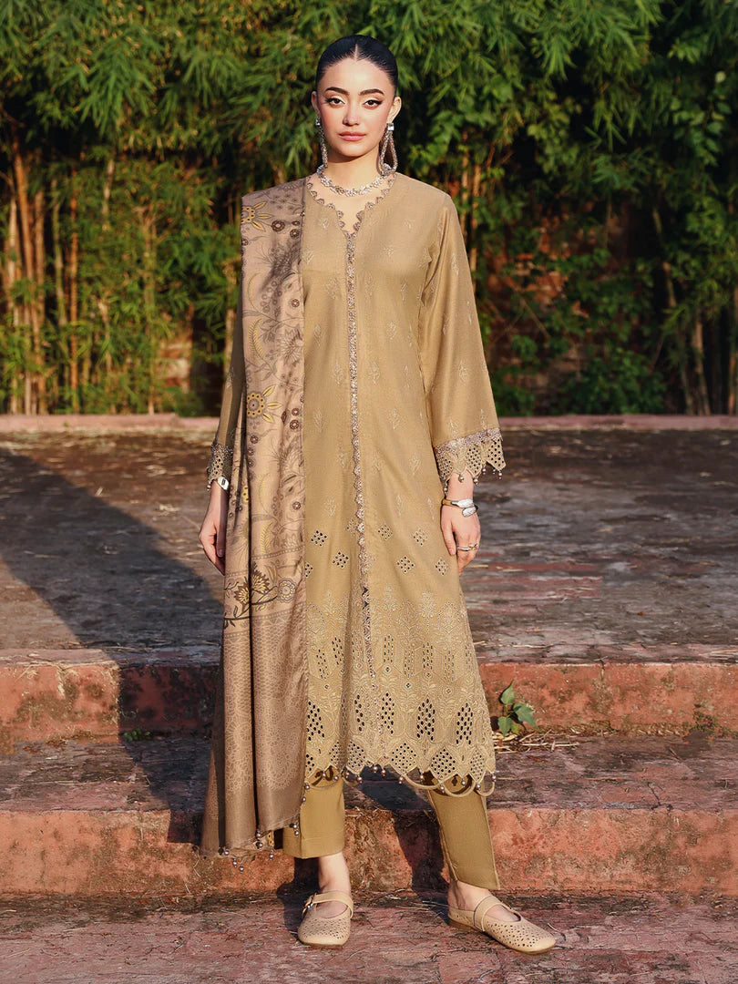 ALLY'S Mehr Chikankari 3 Piece - Ready to wear - AL 1129