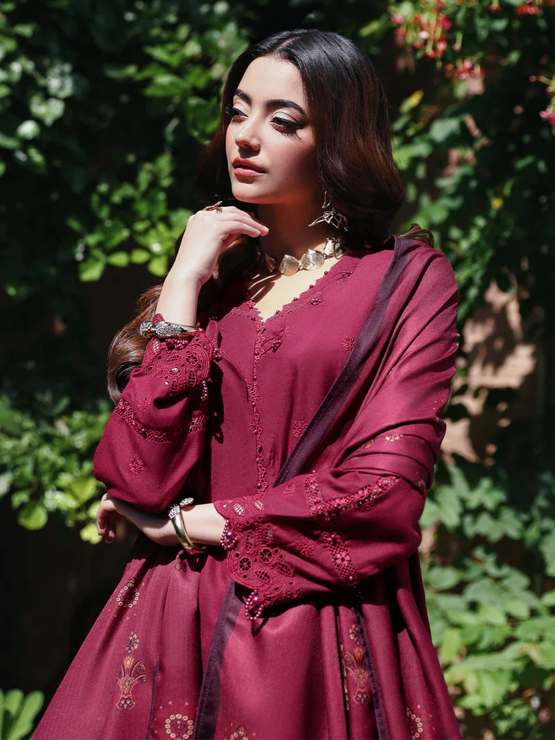 ALLY'S Mehr Chikankari 3 Piece - Ready to wear - AL 1131