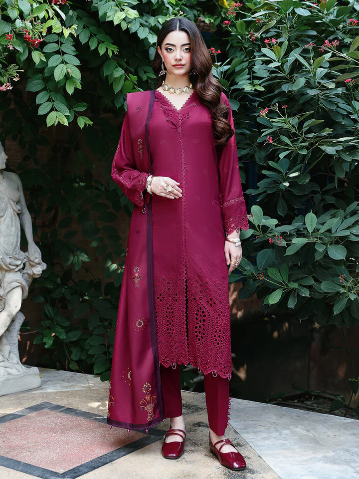 ALLY'S Mehr Chikankari 3 Piece - Ready to wear - AL 1131