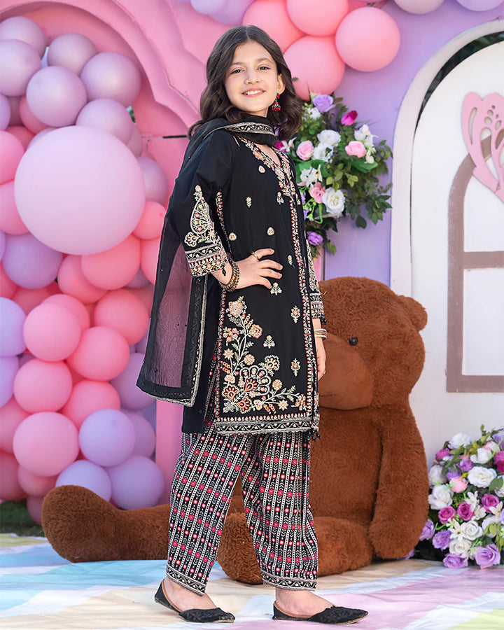 Allys Kids READY TO WEAR Eid Collection BLACK AL-1040