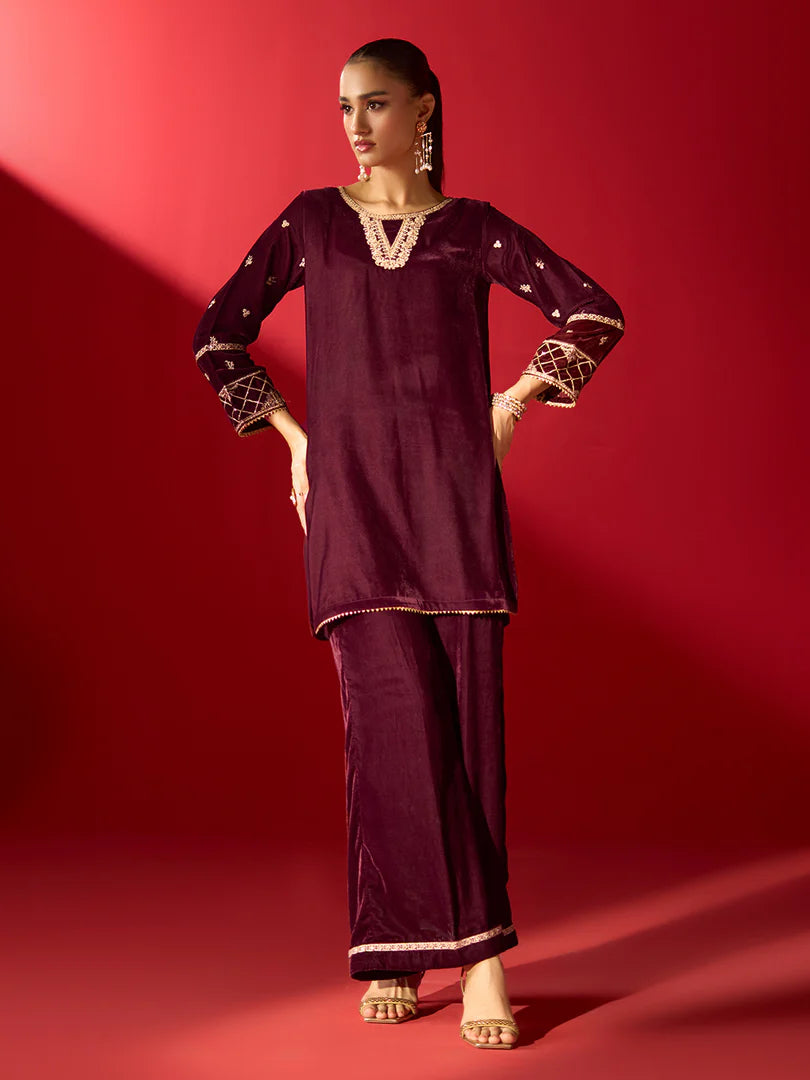 ALLY'S Velvet 2 Piece - Ready to wear - EA 37