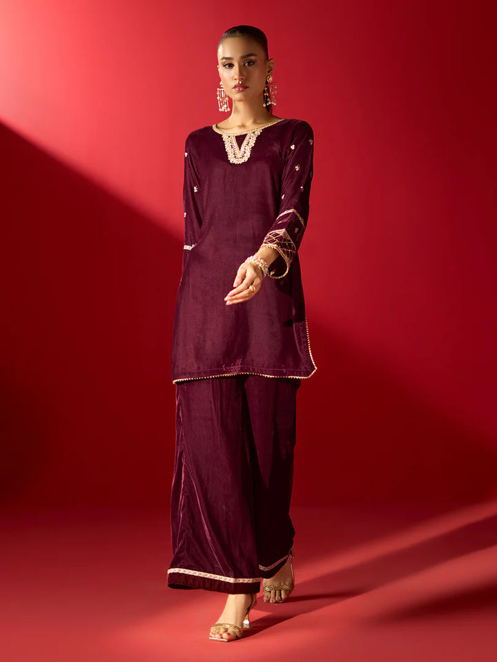ALLY'S Velvet 2 Piece - Ready to wear - EA 37