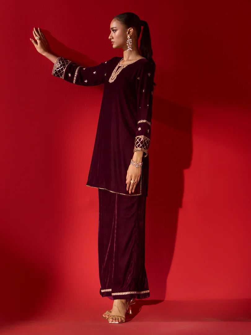 ALLY'S Velvet 2 Piece - Ready to wear - EA 37