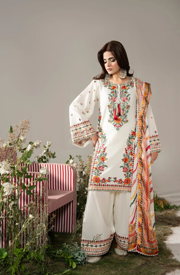 KARMA LUXURY COLLECTION 100% ORIGINAL–3PIECE READY-TO-WEAR KC-1581