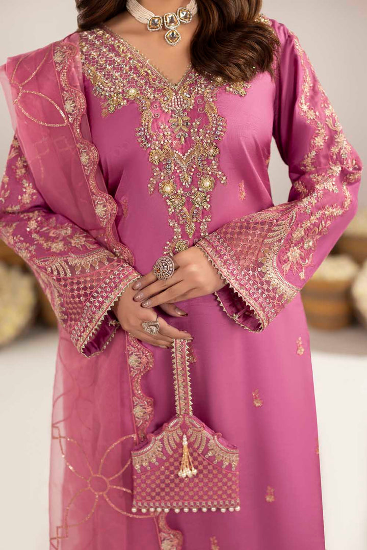 3-PIECE READY TO WEAR ZAHRA RUBAB LUXURY SILK COLLECTION ZR-2604
