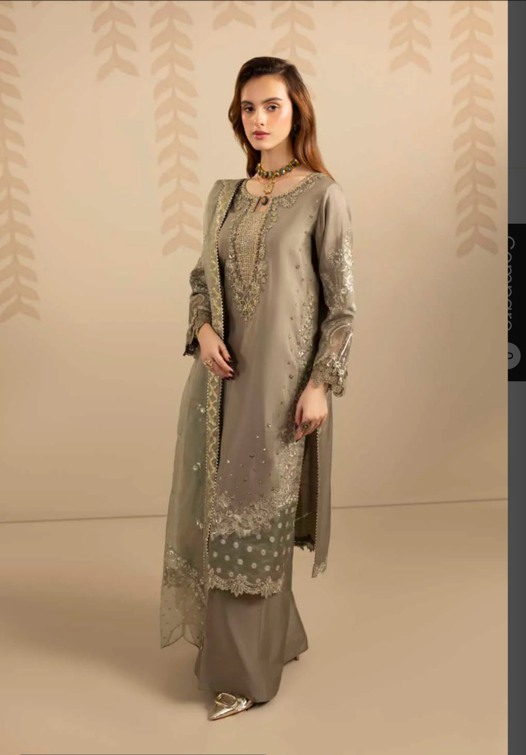 3-PIECE READY TO WEAR ZAHRA RUBAB LUXURY SILK COLLECTION ZR-2561