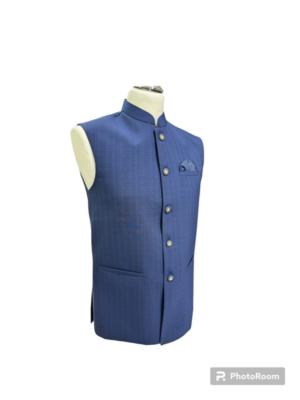 Men's Royal Blue Waistcoat WQ-21