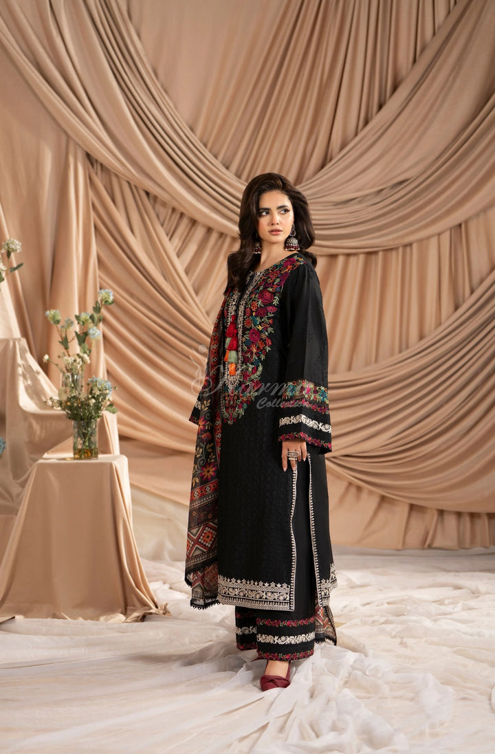 KARMA LUXURY COLLECTION 100% ORIGINAL–3PIECE READY-TO-WEAR KC-1584A