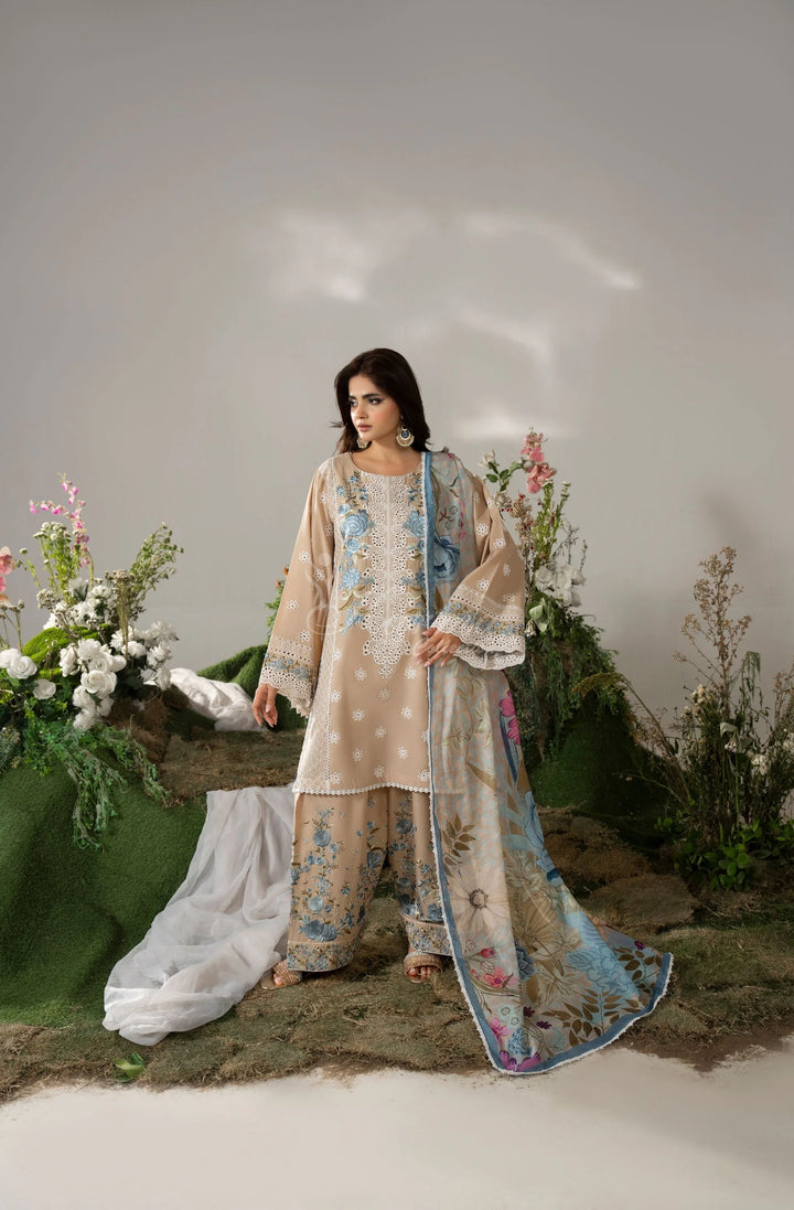 KARMA LUXURY COLLECTION 100% ORIGINAL–3PIECE READY-TO-WEAR KC-1587A