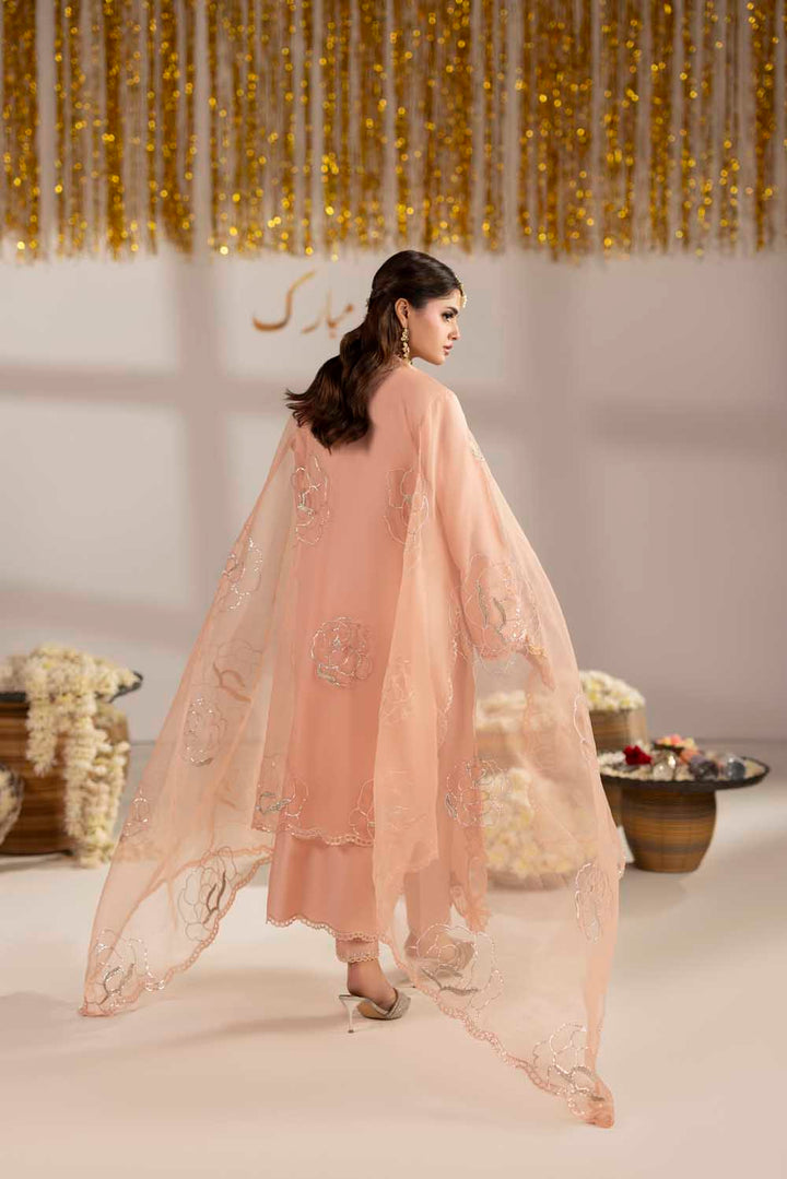 3-PIECE READY TO WEAR Zahra Rubab luxury silk collection ZR-2601￼