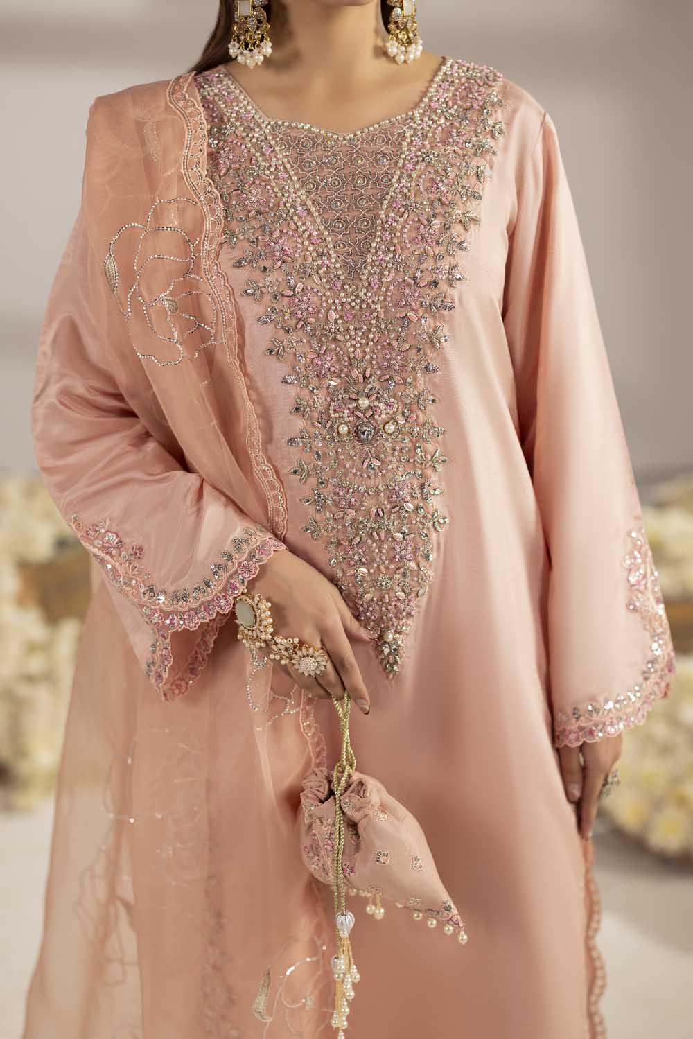 3-PIECE READY TO WEAR Zahra Rubab luxury silk collection ZR-2601￼