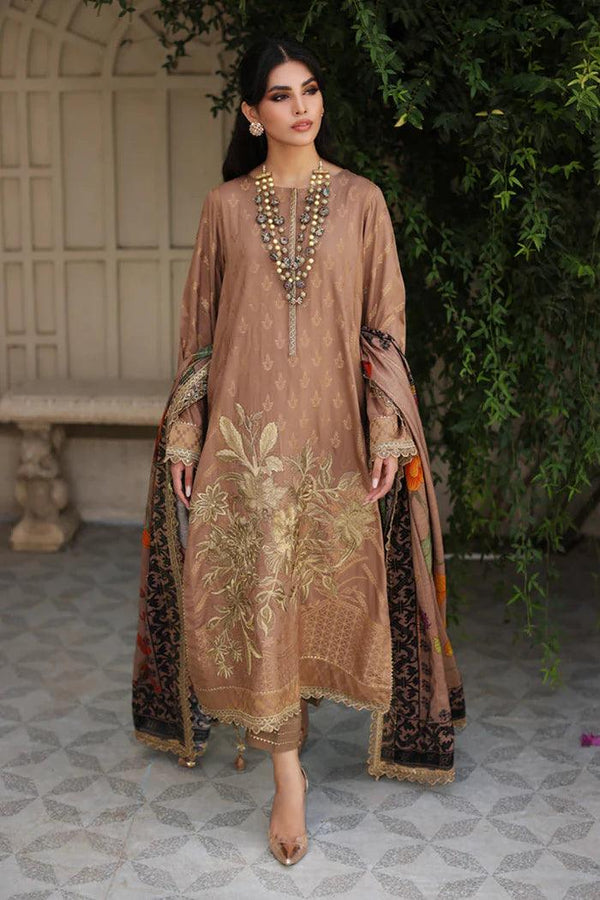 CHARIZMA 3-PC STITCHED EMBROIDERED STAPLE JACQUARD COLLECTION CMW-03