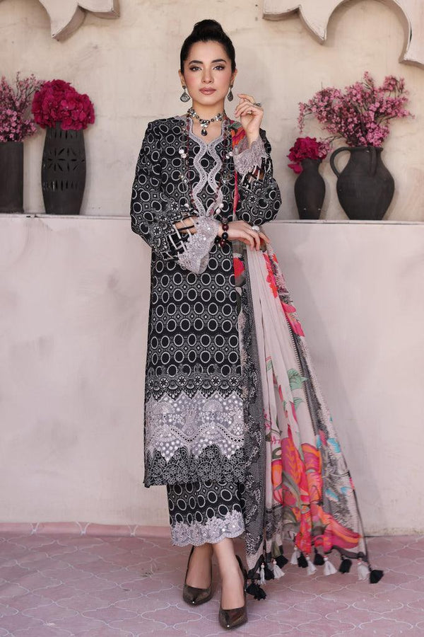 Charizma 3-Piece E. Lawn Shirt with Chiffon Dupatta CCS4-11