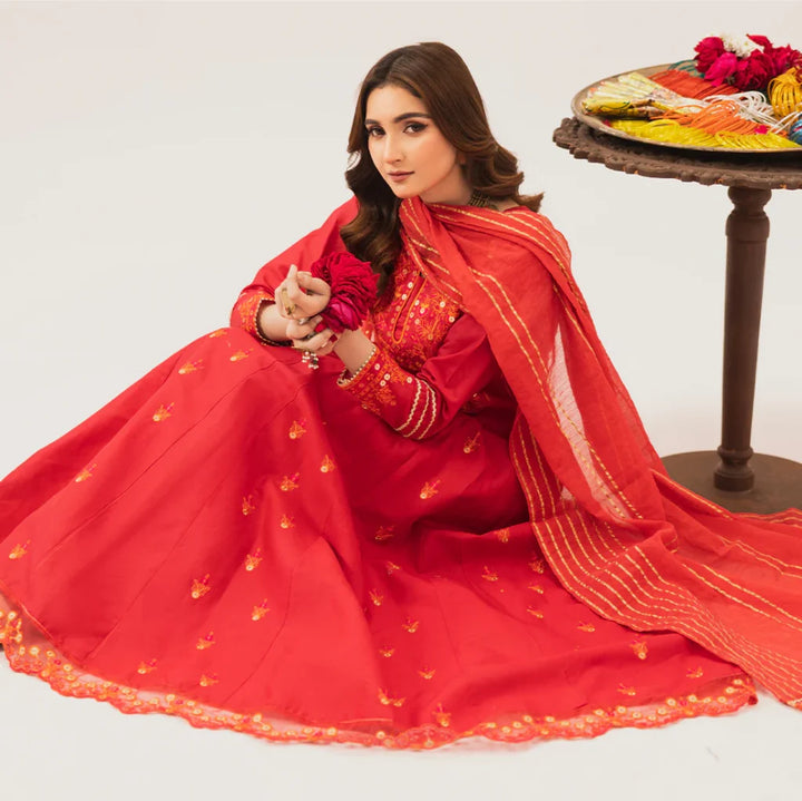 Zahra Rubab 3-Piece Ready To Wear Gulabi ZR-2510