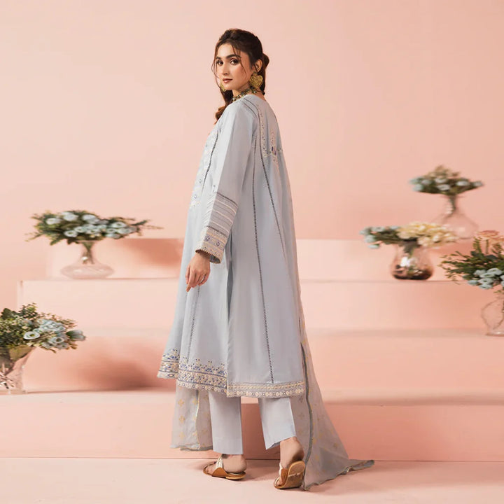 Zahra Rubab 3-Piece Ready To Wear Asmani Nila ZR-2513