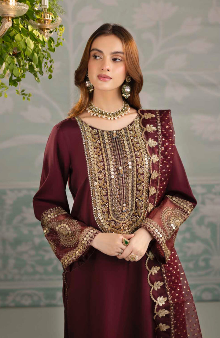 3-PIECE READY TO WEAR ZAHRA RUBAB LUXURY SILK COLLECTION ZR-2557