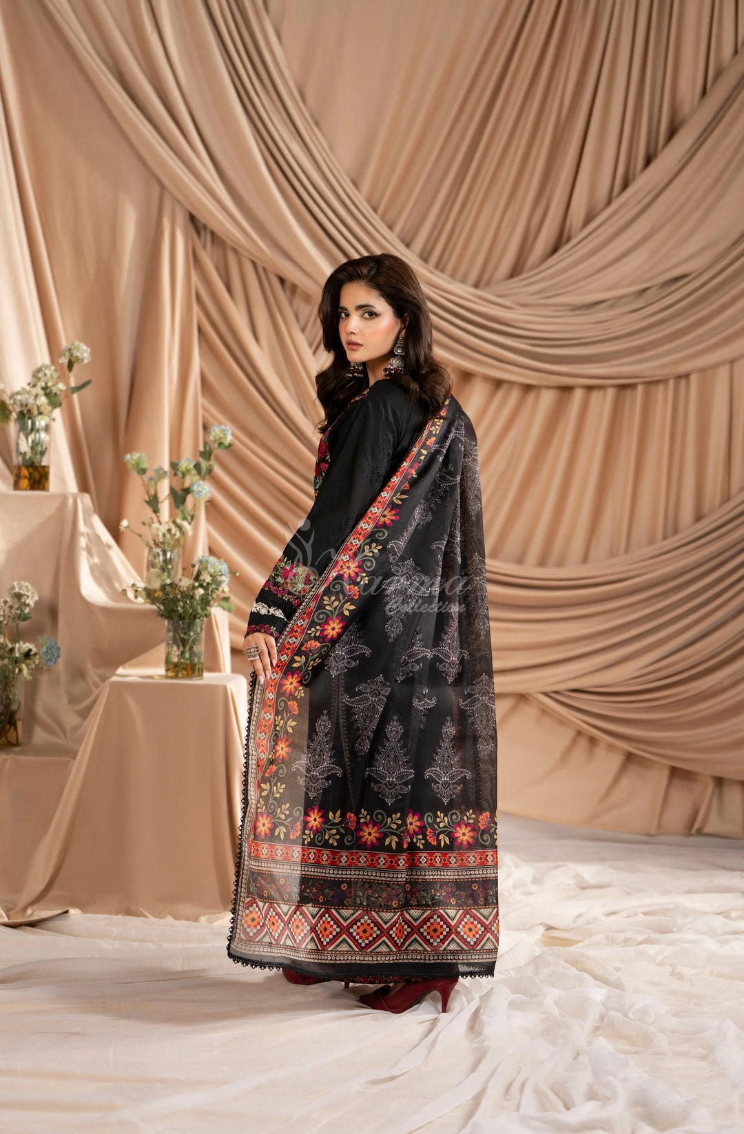 KARMA LUXURY COLLECTION 100% ORIGINAL–3PIECE READY-TO-WEAR KC-1584A