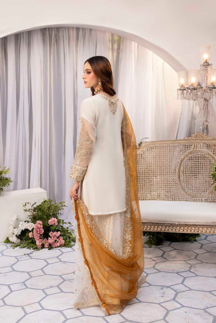 ZARAH RUBAB 3 PIECE READY TO WEAR ￼LUXURY FESTIVE COLLECTION FULL ARM SLEEVES WITH LINING ZR-2569