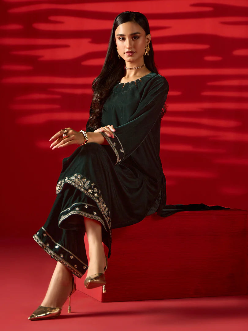 ALLY'S Velvet 2 Piece - Ready to wear - EA 34