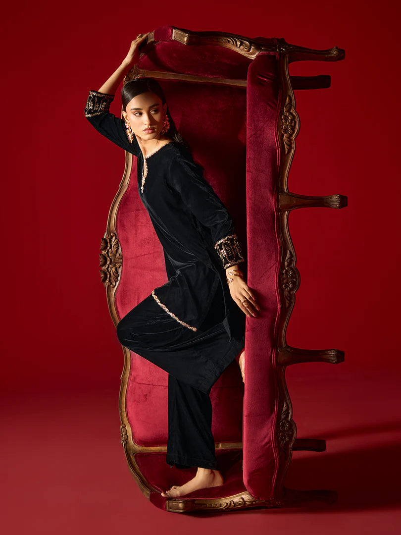 ALLY'S Velvet 2 Piece - Ready to wear - EA 35