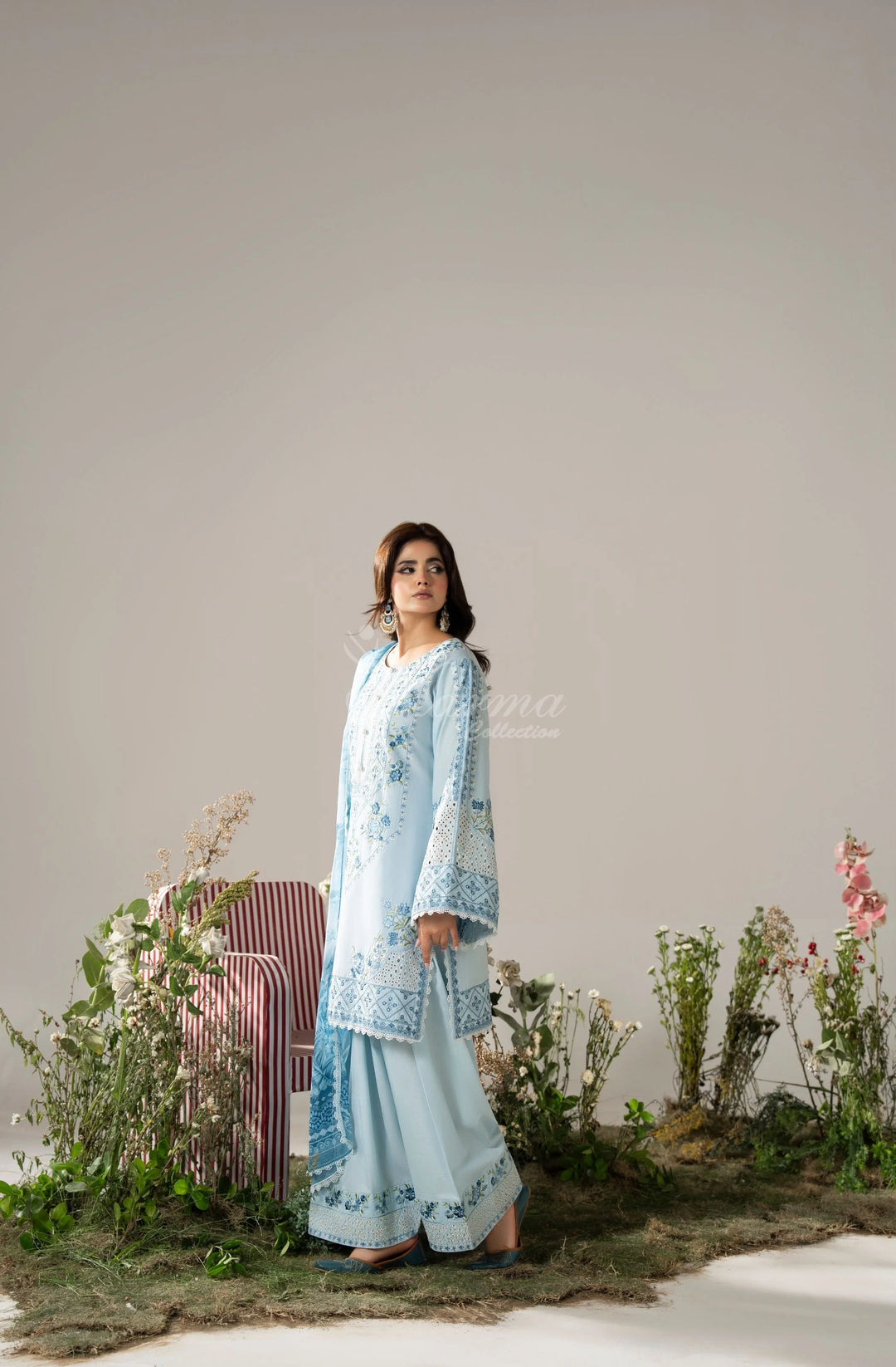 KARMA LUXURY COLLECTION 100% ORIGINAL–3PIECE READY-TO-WEAR KC-1580