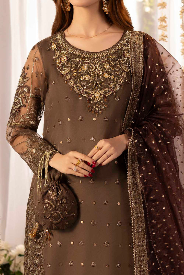 Zarah Rubab 3 piece ready to wear ￼luxury festive collection full arm sleeves with lining