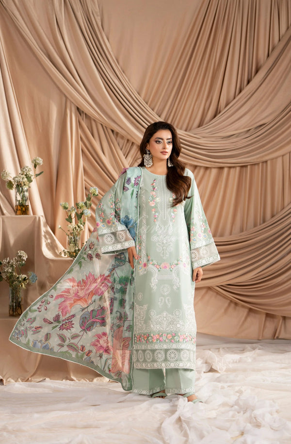 KARMA LUXURY COLLECTION 100% ORIGINAL–3PIECE READY-TO-WEAR KC-1583A