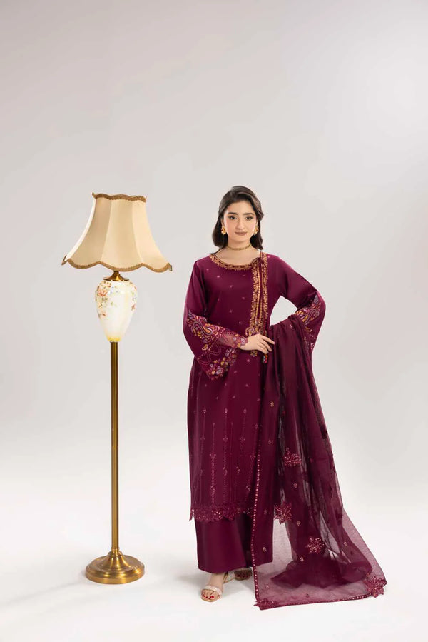 3-PIECE READY TO WEAR ZAHRA RUBAB LUXURY cotton lawn COLLECTION ZR-2618