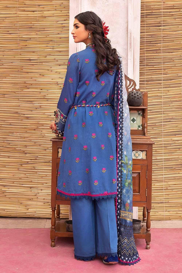 GUL AHMED 3PC EMBROIDERED UNSTITCHED JACQUARD SHIRT WITH DIGITAL PRINTED JACQUARD DUPATTA FE-32039