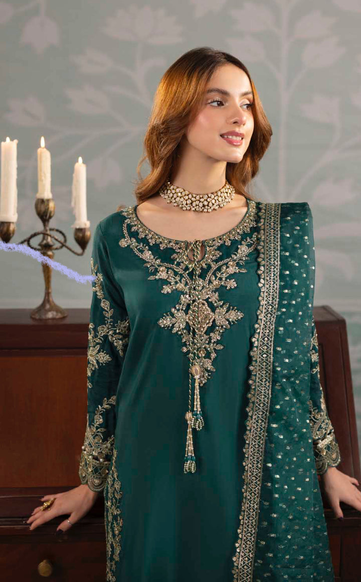 3-PIECE READY TO WEAR ZAHRA RUBAB LUXURY SILK COLLECTION ZR-2556A