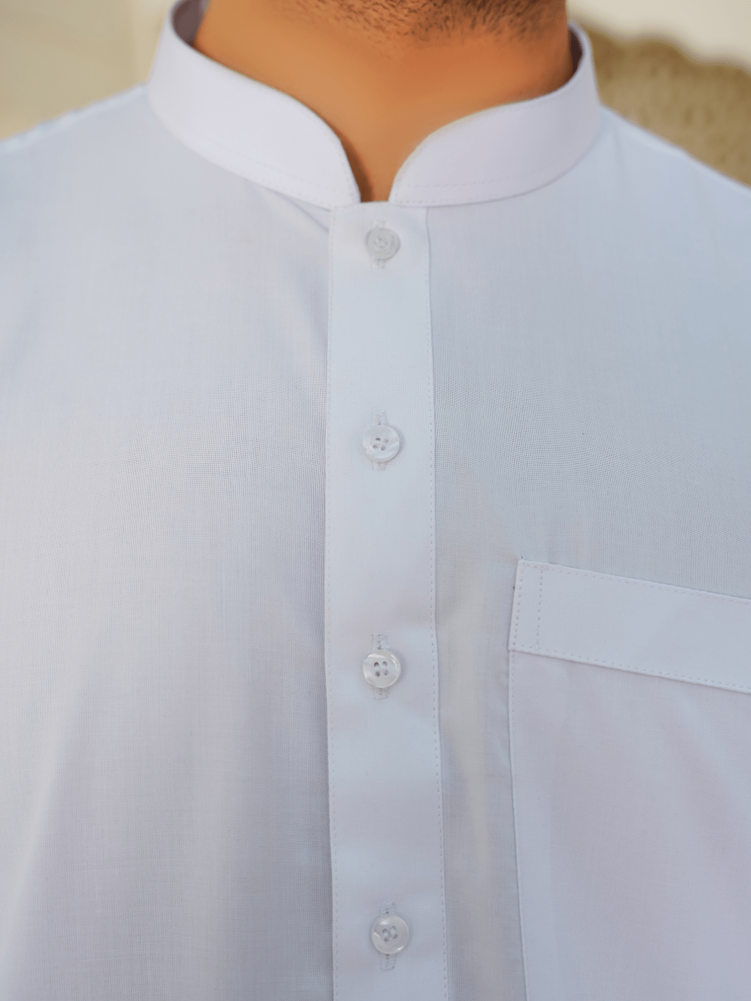 Al-Qaisar Men's White Shalwar Kameez AQ-01