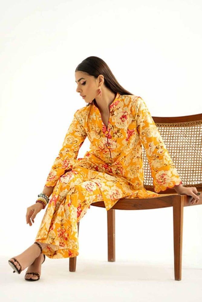 GUL AHMED 2PC PRINTED UNSTITCHED LAWN SUIT TL-42017