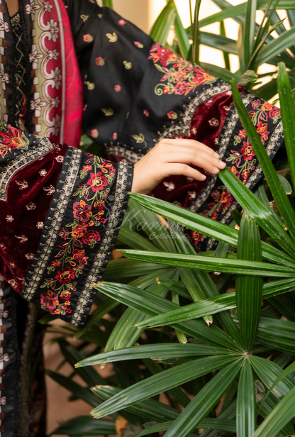 Karma Luxury Winter Collection – 3-Piece Ready-to-Wear( NIGHTFALL) -1525