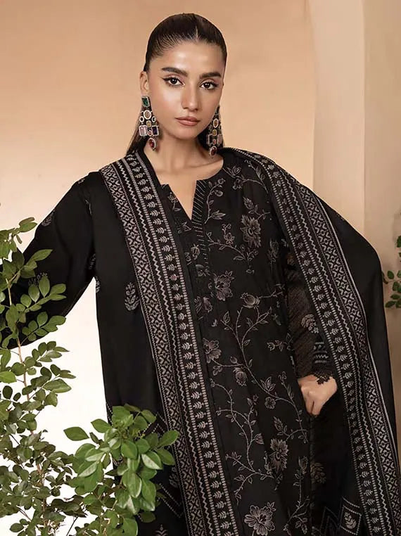 Lakhany 03 Piece Unstitched Printed Marina Suit - LG-AR-0029-C