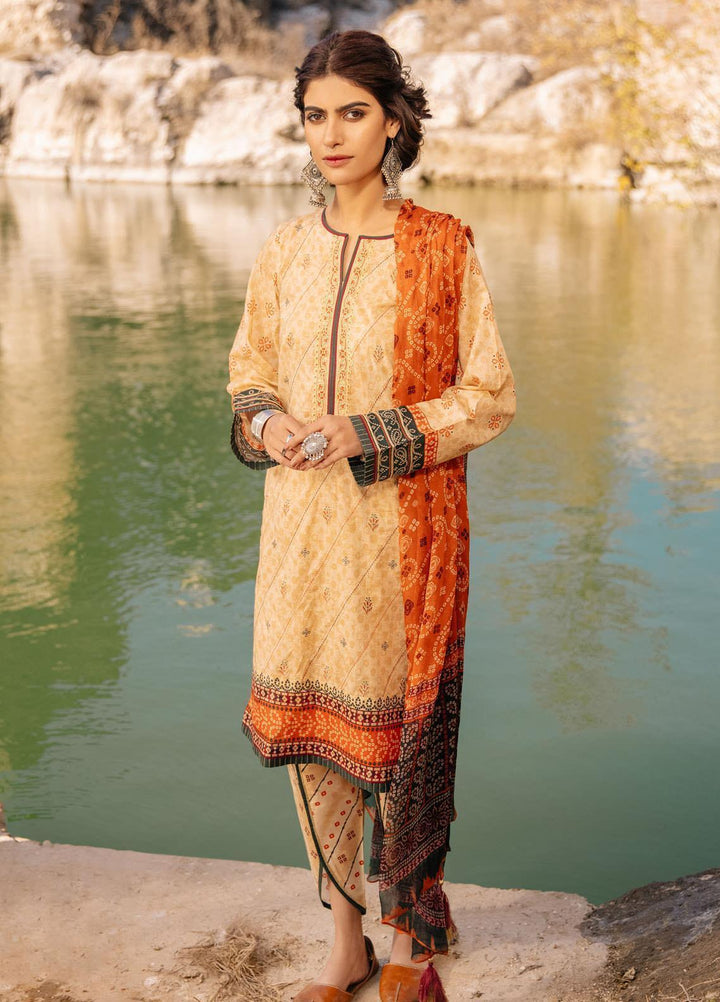 Lakhany Embroidered Lawn Suits Unstitched 3 Piece SG-2108 - Summer Collection