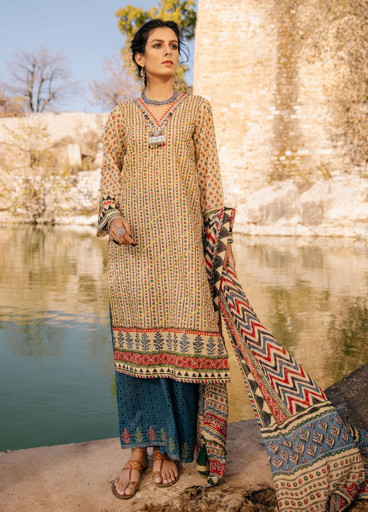 Lakhany Embroidered Lawn Suits Unstitched 3 Piece SG-2109