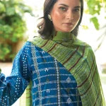 3 Piece Unstitched Lakhany Embroidered Lawn Suits LG-ZH-0047 - Spring / Summer Collection